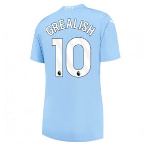 Dames Manchester City Jack Grealish #10 Thuis tenue 2023-24 Korte Mouw