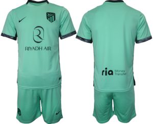 Atletico Madrid Derde tenue Voetbalshirts 2023-24 Korte Mouw (+ Korte broeken)
