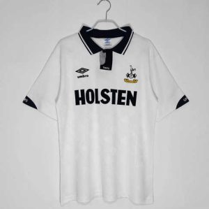 Tottenham Hotspur 1991/93 Thuis tenue Korte Mouw Retro Voetbalshirts