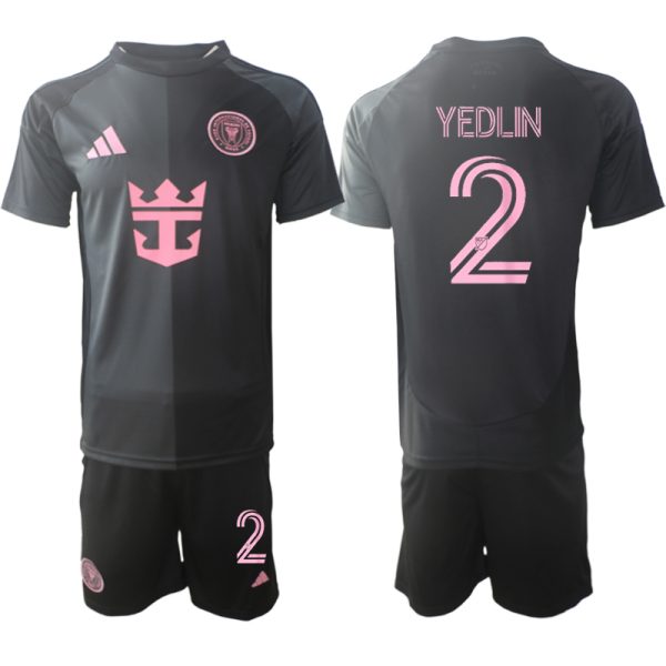 Goedkope Heren Inter Miami CF 2025/26 Uit tenue DeAndre Yedlin #2 met korte mouwen (+ Korte broeken) Kopen