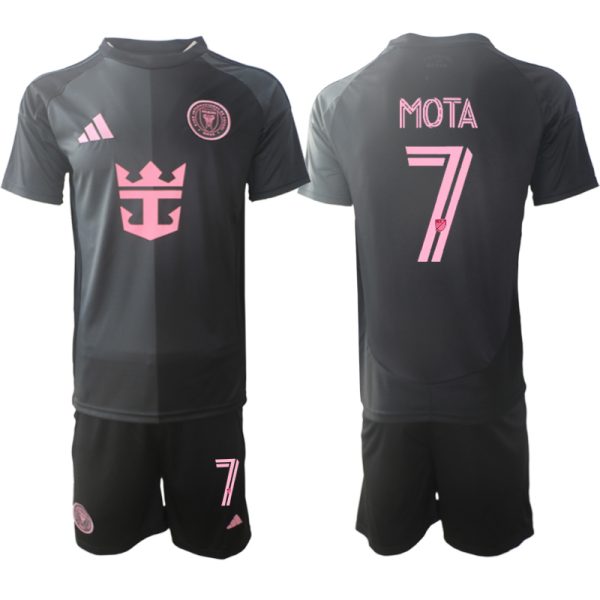 Goedkope Heren Inter Miami CF 2025/26 Uit tenue Jean Mota #7 met korte mouwen (+ Korte broeken) Kopen