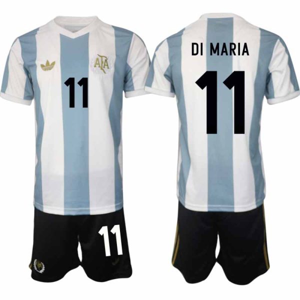 Argentinië 50-jarig Jubileumshirt Speciale editie 2025/26 Angel Di Maria #11 Korte Mouw Voetbaltenue Kopen