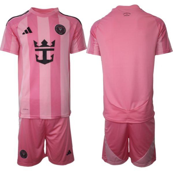 Koop Goedkope Inter Miami CF 2025/26 Thuis tenue met Korte Mouw Voetbaltenue voor Heren