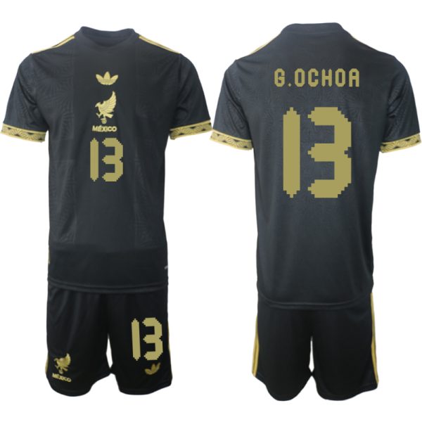 Koop Mexico 2025 Gold Cup tenue Guillermo Ochoa #13 met Korte Mouw Voetbaltenue voor Heren