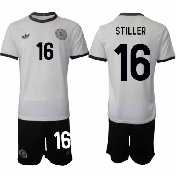 2025 Duitsland 125-jarig jubileumshirt Angelo stiller #16 Voetbaltenue Korte Mouwen (+ Korte Broek)