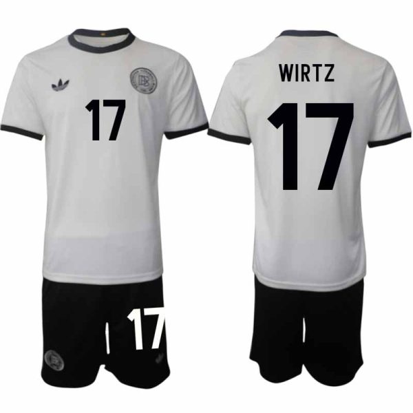 2025 Duitsland 125-jarig jubileumshirt Florian Wirtz #17 Voetbaltenue Korte Mouwen (+ Korte Broek)