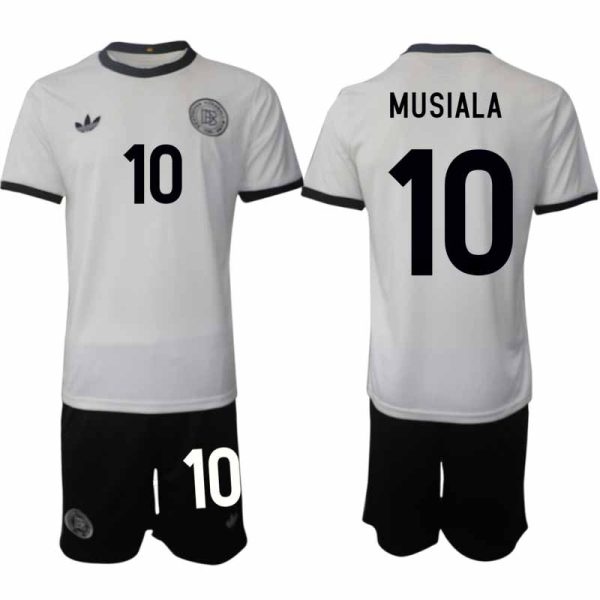 2025 Duitsland 125-jarig jubileumshirt Jamal Musiala #10 Voetbaltenue Korte Mouwen (+ Korte Broek)