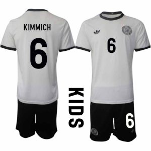 2025 Duitsland 125-jarig jubileumshirt Joshua Kimmich #6 Kinder Voetbaltenue Korte Mouwen (+ Korte Broek)