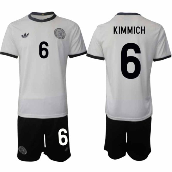 2025 Duitsland 125-jarig jubileumshirt Joshua Kimmich #6 Voetbaltenue Korte Mouwen (+ Korte Broek)