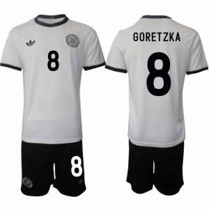 2025 Duitsland 125-jarig jubileumshirt Leon Goretzka #8 Voetbaltenue Korte Mouwen (+ Korte Broek)
