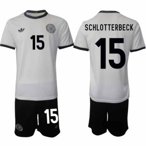 2025 Duitsland 125-jarig jubileumshirt Nico Schlotterbeck #15 Voetbaltenue Korte Mouwen (+ Korte Broek)