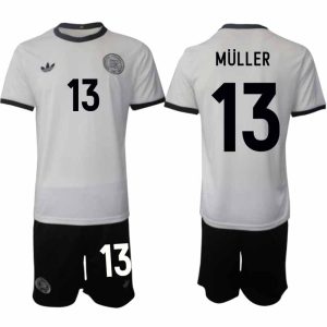 2025 Duitsland 125-jarig jubileumshirt Thomas Müller #13 Voetbaltenue Korte Mouwen (+ Korte Broek)