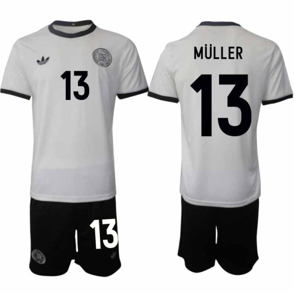 2025 Duitsland 125-jarig jubileumshirt Thomas Müller #13 Voetbaltenue Korte Mouwen (+ Korte Broek)