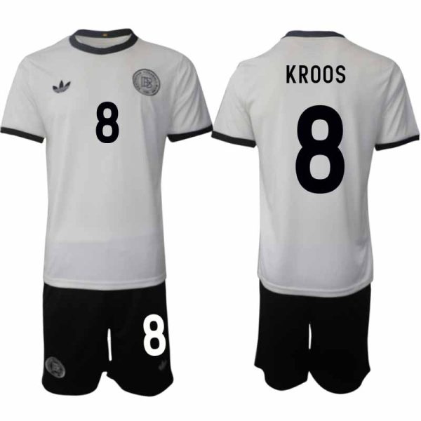 2025 Duitsland 125-jarig jubileumshirt Toni Kroos #8 Voetbaltenue Korte Mouwen (+ Korte Broek)
