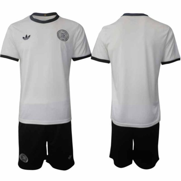 2025 Duitsland 125-jarig jubileumshirt Voetbaltenue Korte Mouwen (+ Korte Broek)