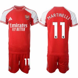 Arsenal Thuistenue 2025/26 Heren – Gabriel Martinelli #11 – Voetbalshirt met Korte Mouwen + Korte Broek