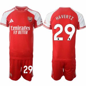 Arsenal Thuistenue 2025/26 Heren – Kai Havertz #29 – Voetbalshirt met Korte Mouwen + Korte Broek