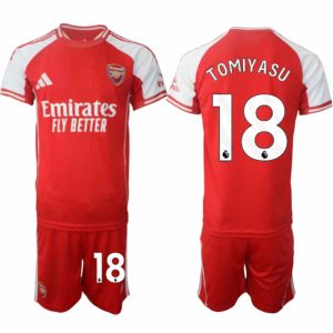 Arsenal Thuistenue 2025/26 Heren – Takehiro Tomiyasu #18 – Voetbalshirt met Korte Mouwen + Korte Broek