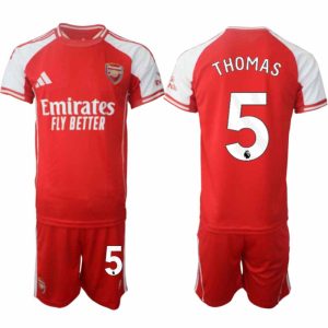 Arsenal Thuistenue 2025/26 Heren – Thomas Partey #5 – Voetbalshirt met Korte Mouwen + Korte Broek