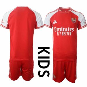 Arsenal Thuistenue 2025/26 Kinderen – Voetbalshirt met Korte Mouwen + Korte Broek