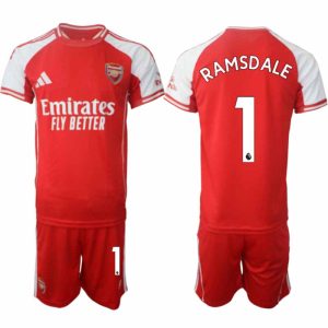 Arsenal Thuistenue 2025/26 Heren – Aaron Ramsdale #1 – Voetbalshirt met Korte Mouwen + Korte Broek