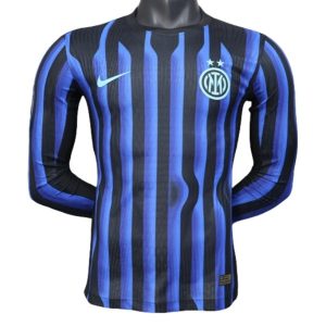 Inter Milan 2025/26 Thuistenue Heren – Goedkope Lange Mouwen Voetbalshirt