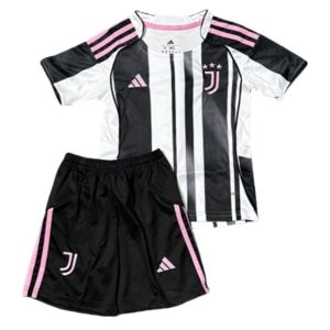 Juventus 2025/26 Kinderen Thuistenue – Voetbalshirt met Korte Mouwen + Korte Broek