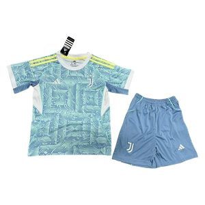 Juventus 2025/26 Kinderen Uit tenue – Voetbalshirt met Korte Mouwen + Korte Broek