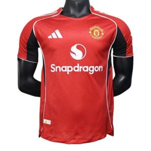 Manchester United 2025/26 Thuistenue Heren – Goedkope Korte Mouw Voetbalshirt