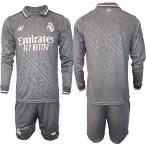 Real Madrid 2024/25 Derde tenue voor Heren – Lange Mouwen Voetbaltenue