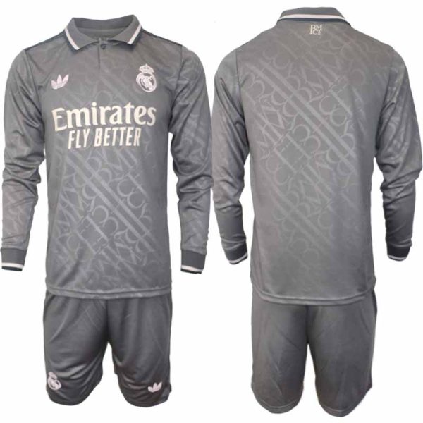 Real Madrid 2024/25 Derde tenue voor Heren – Lange Mouwen Voetbaltenue