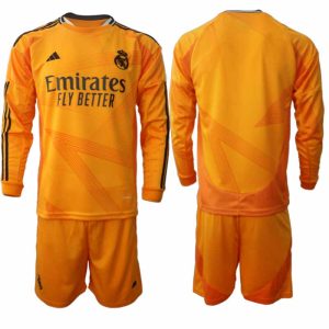 Real Madrid 2024/25 Uit tenue voor Heren – Lange Mouwen Voetbaltenue