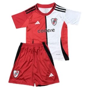 River Plate 2025/26 Kinderen Derde tenue – Voetbalshirt met Korte Mouwen + Korte Broek