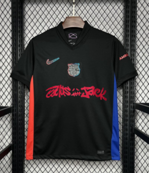 Travis Scott x FC Barcelona 2024/25 Uit tenue – Limited Edition voor Heren (Korte Mouwen)