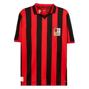 AC Milan 125-jarig Jubileum Thuistenue 2024-2025 Voetbalshirts Korte Mouwen