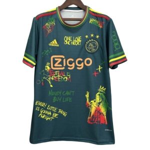 AFC Ajax Bob Marley Speciale Editie Groen Thuistenue 2025/26 – Goedkope Korte Mouwen Voetbalshirt