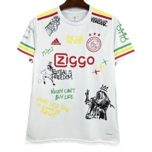 AFC Ajax Bob Marley Speciale Editie Thuistenue 2025/26 – Goedkope Korte Mouwen Voetbalshirt