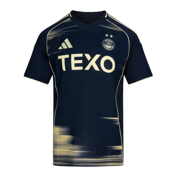 Aberdeen 2025/26 Uittenue Heren – Goedkope Korte Mouw Voetbalshirt