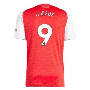 Arsenal Thuistenue 2025/26 Heren – Gabriel Jesus #9 – Goedkope Korte Mouwen Voetbalshirt