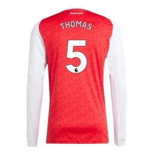 Arsenal Thuistenue 2025/26 Heren – Thomas Partey #5 – Goedkope Lange Mouwen Voetbalshirt