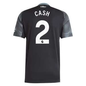 Aston Villa 2025/26 Uittenue Heren – Matty Cash #2 – Goedkope Korte Mouwen Voetbalshirt