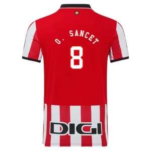 Athletic Bilbao 2025/26 Thuistenue Heren – Oihan Sancet #8 – Goedkope Korte Mouwen Voetbalshirt