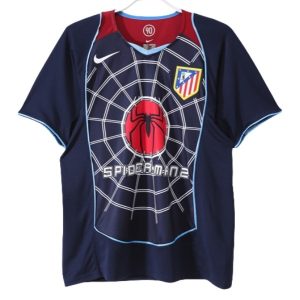 Atlético Madrid Retro 2004-2005 Uittenue Heren – Goedkope Korte Mouwen Voetbalshirt