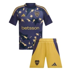 Boca Juniors 2025/26 Derde tenue voor Kinderen – Voetbalshirt met Korte Mouwen + Korte Broek