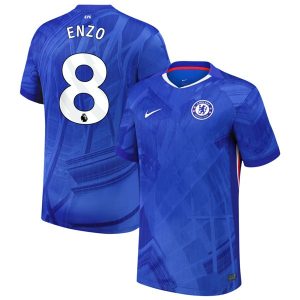 Chelsea 2025/26 Thuistenue Heren – Enzo Fernandez #8 – Goedkope Korte Mouwen Voetbalshirt
