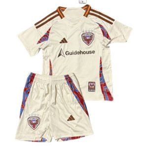 DC United 2025/26 Uittenue voor Kinderen – Voetbalshirt met Korte Mouwen + Korte Broek