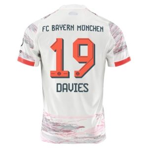 FC Bayern München Uittenue 2025/26 Heren – Alphonso Davies #19 – Goedkope Korte Mouwen Voetbalshirt