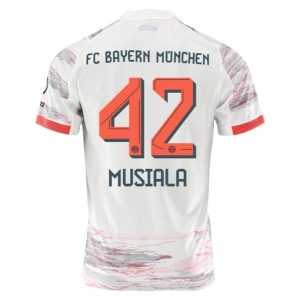 FC Bayern München Uittenue 2025/26 Heren – Jamal Musiala #42 – Goedkope Korte Mouwen Voetbalshirt