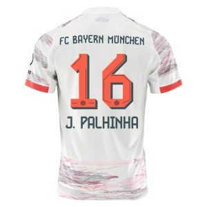 FC Bayern München Uittenue 2025/26 Heren – João Palhinha #16 – Goedkope Korte Mouwen Voetbalshirt