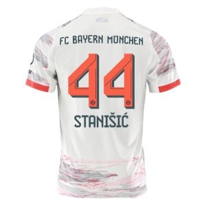 FC Bayern München Uittenue 2025/26 Heren – Josip Stanišić #44 – Goedkope Korte Mouwen Voetbalshirt